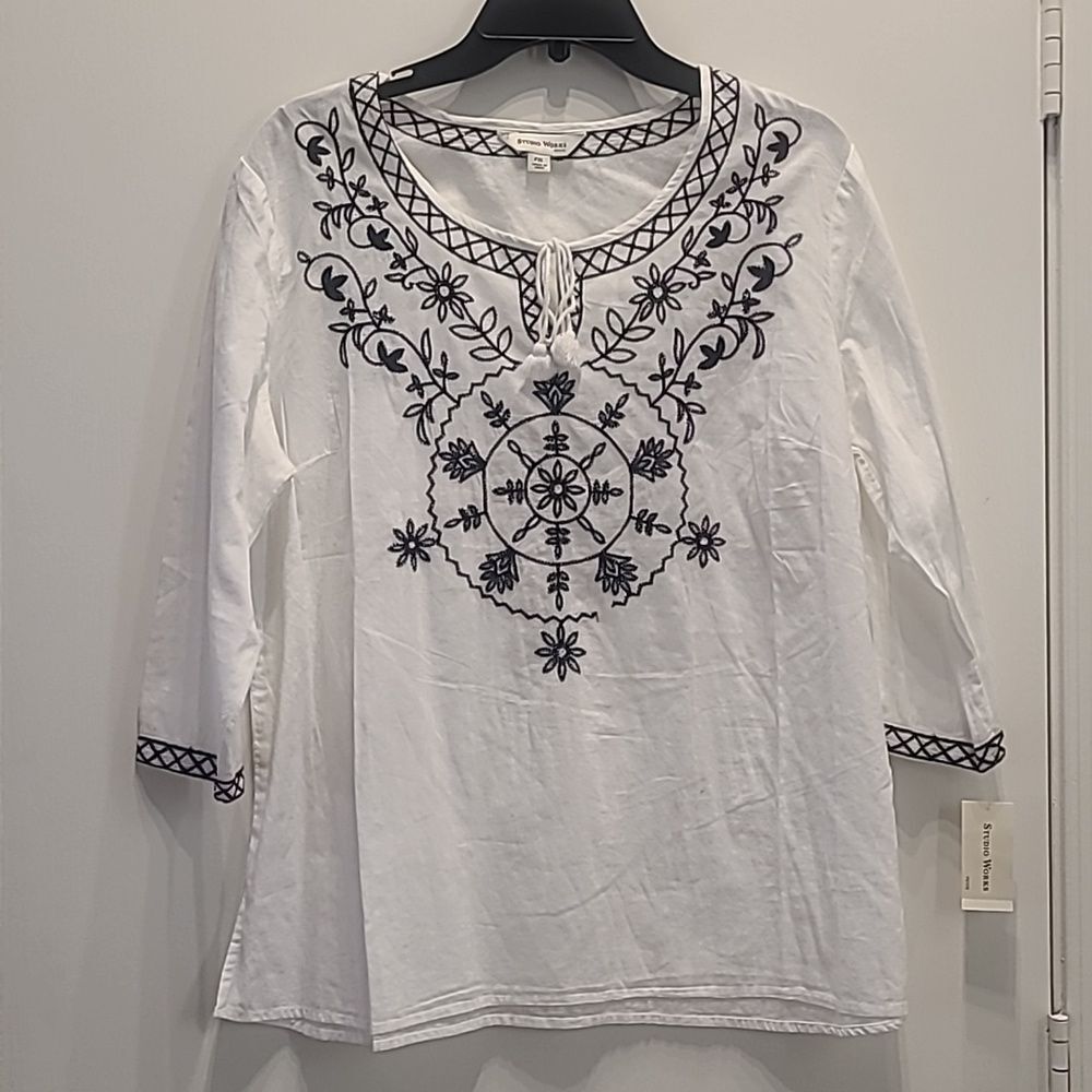 Studio works cotton top